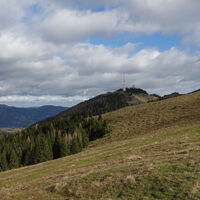 Aufstieg am Dürrriegel