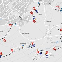 Karte Rivella Erlebnisweg
