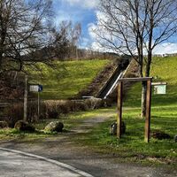Wanderparkplatz am Esmecke Stausee bei Wenholthausen