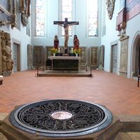 Georgenkirche Eisenach_Bachs Taufstein