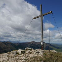 Gipfelkreuz am Hochstaff