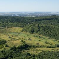 Luftbildaufnahme ehemaliger Tagebau Haverlahwiese bei Salzgitter-Gebhardshagen