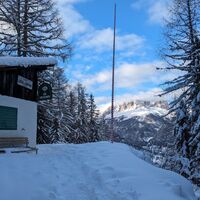Morgendämmerung in Canazei - Baita Locia Contrin - Val Contrin ©Archivio APT Val di Fassa