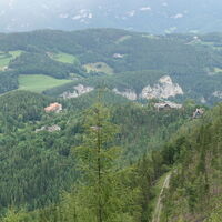 Ausblick nach Nordost am Semmering