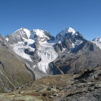 Piz Bernina und Piz Roseg