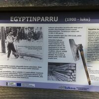 Wegweiser des Naturpfads, Egyptinparru