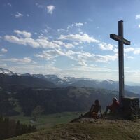 Gipfelkreuz der Salmaser Höhe
