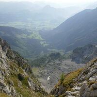 da unten sind wir gestartet