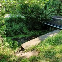 Historischer Waschplatz am Storchenwanderweg Winden