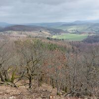 Blick Richtung Inselsberg vom Großen Drachenstein