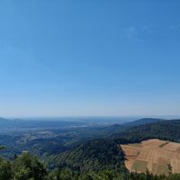 Ausblick vom Drachenfliegerplatz