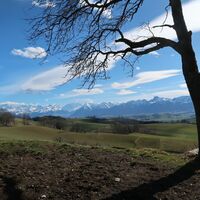 Aussicht von Chutzen - Belpberg-Chutzen Wanderung