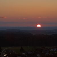 Sonnenuntergang vor Oberlielon