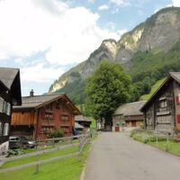 Weisstannen Oberdorf mit Dorflinde