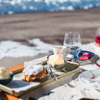 Belohnung am Ende der Tour bei der Gießlhütte