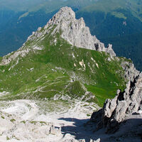 Sella Franza e M.Franza visti dal Passo del Mulo