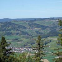 Ausblick über das Tal Richtung West