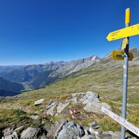 Blick zurück zu unserem Ausgangspunkt "Mittelstation"