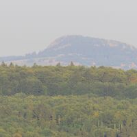 Morgenblick vom Rhönsegel zur Milseburg