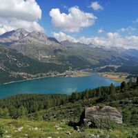 Blick Richtung St. Moritz