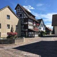 Historische Fachwerkhäuser in Öhningen Oberdorfstraße