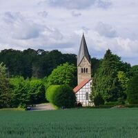 Fachwerkkirche in Bergkirchen nahe Hollenstein