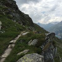 Wanderweg kurz vor dem Selvasee