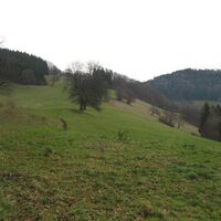 am Bergkamm entlang