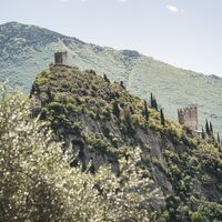 Blick auf die Burg von Arco