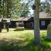 Pfälzerwald-Hütte "Am Weiher" oberhalb von Lauterecken