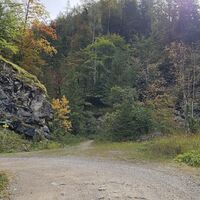 3.5 km Gerade zum Steyrsteg-Trail; Links zur Schaumbergalm