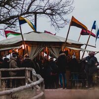 Historischer Weihnachtsmarkt auf der Wartburg bei Eisenach