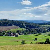 Singer Berg, Blick Richtung Bahnhof Singen