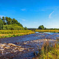 Die Sohlgleite am Unterstedter Wehr bei Rotenburg (Wümme)