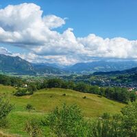 Blick in die Allgäuer Alpen