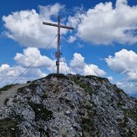 Das Gipfelkreuz des Engelsspitzle