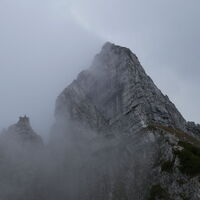 nochmals der Gipfelaufbau vom kleinen Buchstein