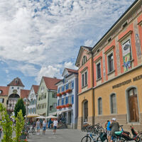 Fußgängerzone in Meersburg Unterstadt