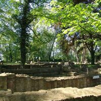 Klosterruine auf dem Disibodenberg - einst Heimat der Hildegard von Bingen