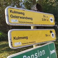 Kulmweg-Markierung, Apfelland-Stubenbergsee, Oststeiermark