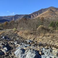 Blick von der Brücke über den Ceronda-Bach