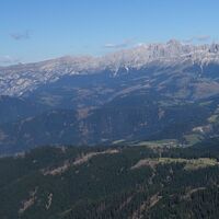 Ausblick am Weisshorngipfel