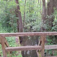 Leinakanal an der weißen Brücke