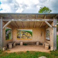 Einstieg zum Bergbaupfad oberhalb Urberg