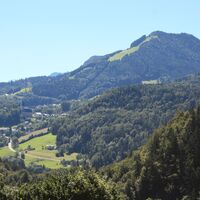 Aussicht auf Bad Dürrnberg und den Zinken