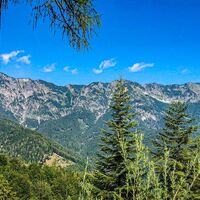 Blick zum Bergwerkskogl, Rosskopf und Feuerkogl