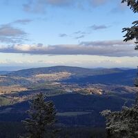 Ausblick nach Osten zum Libín
