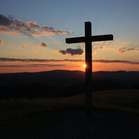 Sonnenuntergang am Belchen