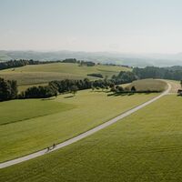 Radtour am Donauradweg Höhenrücken Münzbach
