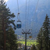 Schummeln erlaubt, die Mittelstation der Wankbahn liegt kurz oberhalb der Ecken-Hütte